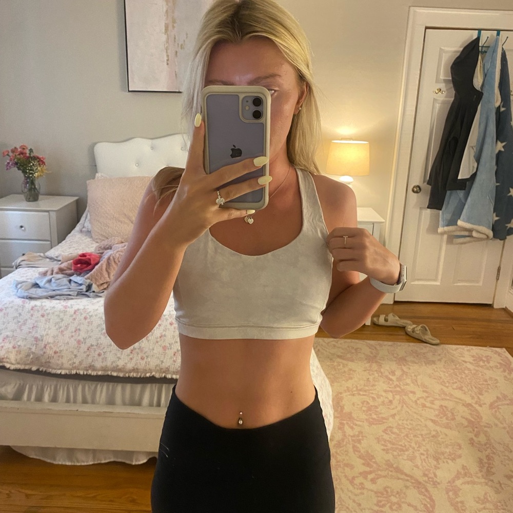 Lululemon Athletica Cream Sports Bra